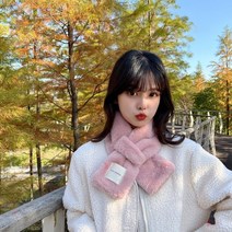 키오 페이크퍼 털목도리 퍼목도리 겨울목도리 머플러 쁘띠목도리 밍크목도리 네모 에코퍼