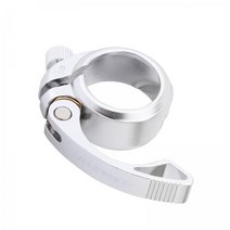 2xBicycle Seatpost Clamp Seat Clamp For Cycling Folding Bike Bicycle Silver, 41mm, 알류미늄, 은