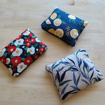 [DIY] (동영상설명) 생리대파우치만들기 바느질재료 동백 대나무 오렌지, 3.시아노타입, 1개