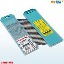 크레토스 텅스텐 전극 봉 W3 혼합형 3.2mm (10개입) 티그 알곤 용접