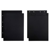 [알파] 흑표지 PP A4 1조(2개입앞면 뒷면), [4015370]세로형