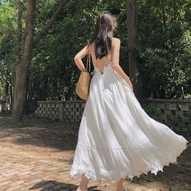 휴양지원피스 신혼여행룩 휴양지룩 동남아 바캉스룩 롱원피스 비치 나시 오프숄더 바캉스 비치웨어 셀프웨딩