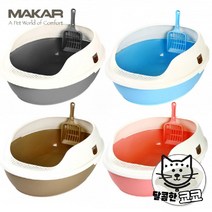 마칼 고양이용품 펫화장실 후드형화장실 애완용품 거름망화장실 고양이화장실 고양이배변용품, 거름망-벤토나이트용