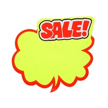쇼카드 구름형 SALE 대 40OZ57 행사 광고 푯말