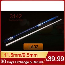 카본큐대 당구큐대 3쿠션 개인큐 당구블랙 8 1/2 스누커 풀 큐 LA 시리즈 11.5mm 9.5mm 미국 16 색 당구 케, 02 LA02_02 11.5mm