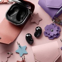 알피나 갤럭시 버즈 2 라이브 프로 가죽 케이스, 갤럭시 버즈 프로 / 라이브 호환 가능, 01.베리 핑크