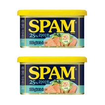스팸 25% 라이트 햄통조림, 200g, 9개