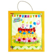 단추스티커 생일케이크 만들기 만들기교구 아동미술 어린이미술/만들기수업재료/만들기재료/미술시간/만들기/유치원미술세트/DIY세트/DIY/미술세트/DIY키트