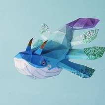 톰텐 DIY 페이퍼 크래프트 고래의 비행, 아몽
