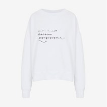 메종 마르지엘라 (여성)마르지엘라 22SS 폰트화이트 스웻셔츠 S51GU011
