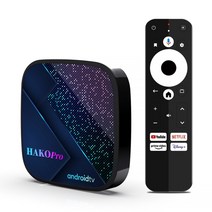셋톱박스 2023 년 신제품 HAKOPro TV 박스 2GB 8GB / 4GB 구글 인증 안드로이드 11 NetfIix 4K Hako Mini Y, 01 2GB 16GB_03 영국 플러그