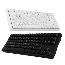ABKO 프리미엄 유선 기계식 미니키보드 청축 USB 체리스위치 동시키입력 멀티미디어 Type-C USB케이블, 화이트