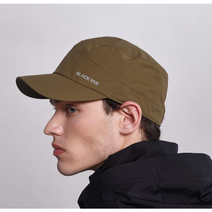 [블랙야크] 남여공용 공군모 스타일 자외선 차단 테프론 발수 가공한 서플렉스 소재 흡습 속건 우수 통기성 등산용 여행용 일상용 베이직공군모U 2BYHTS1910, KHAKI