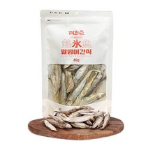 더조은 동결건조 열빙어 6P/80g 대용량 고양이 강아지 간식, 열빙어6P