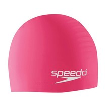 A.MINE Speedo 남녀공용 실리콘 수영모자 수모158157스피도, Pink