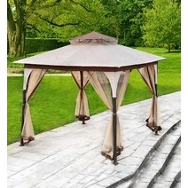 가든가제보 테라스 행사 정자 차광 전원주택, 3x3m(메쉬없음)