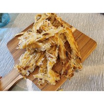 [웅이네] 구운 아귀포 아귀채 순살 300g 7장 국내가공 맛있는 부드러운 안주 혼술 간편한, 찢은 아귀채500g