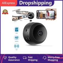 실외 실내 현관 무선 cctv 감시카메라 가정용 초소형 2021 mini camera wireless wifi ip network monitor security cam 168, 검은 색, 협력사