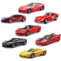 1:43 페라리 라페라리 488 스파이더 슈퍼카 전시 모형 다이캐스트 하이퍼카, 자동차, F12베를리네타 레드