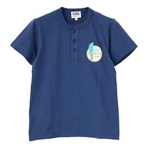 일본발송 (페로우즈) PHERROWS 21S - PHNT-P3 Mens Short Sleeve Henley Neck Print T-Shirt Antibacterial Deodori