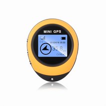 미니 GPS 네비게이션 수신기 추적기 로거 USB 충전식 휴대용 위치 파인더 여행자 나침반 추적, 2.주황색