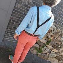 도매손이 웨딩촬영 성인 서스펜더 남성 아빠선물 멜빵