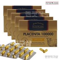 피터앤존 뉴질랜드 양태반추출물 플라센타 100000mg 100캡슐 5개, 뉴질랜드 프로폴리스 치약, 100캡슐 - 5개