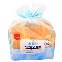 촉촉한 우유식빵 1봉지/1봉지당 330G/삼립/빵 부드러운 빵, 330g, 1개