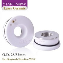 Startnow-파이버 레이저 세라믹 KT B2 CON 28/32mm Precitec Raytools WSX 커팅 조각 기계 헤드 노즐 홀더, 03 Without Logo A-28_01 1 PC