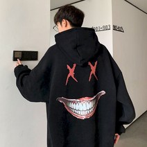 여자 후드 티 반팔 귀여운 플러시 가을 겨울 남자 코트 두꺼운 힙합 느슨한 학생 커플 am