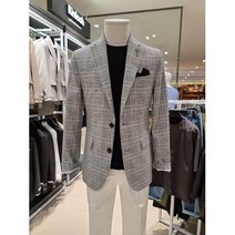 킨록 [킨록]S/S 그레이 글랜체크 매쉬 자켓 AKL IZB51