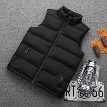 남성 4컬러 베이직 패딩 조끼 패딩쪼끼 폭신한 따뜻하게 입는 포켓 깔끔한 남자