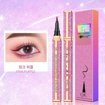 SUREYOULiKE 아이라이너 컬러 아이라이너 워터프루프 4색, 1개, 보라
