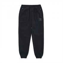 MLB 엠엘비 베이직 미디움로고 후리스 조거팬츠 NY (Black)