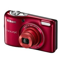 5배 광각 nikkor 줌 렌즈가 장착된 nikon coolpix l32 디지털 카메라