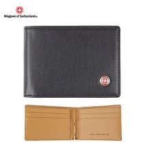 스위스와그너 스위스와그너 플레인 소가죽 머니크립