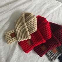 포인트 쁘띠목도리 숏목도리 미니머플러 데일리스타일 연말선물 코디아이템