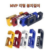 프로라이더스 MVP 각형 봉지걸이 22mm 핸들공용 오토바이 봉지걸이, 블랙