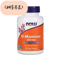 [늘품] 나우푸드 마노스 500mg 120개입 D-Mannose, 1개, 120정, 120개