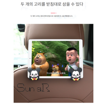 Sun siR 4개 4pcs 카시트백 후크 내장용품 전차용 좌석 등받이에 귀요미 우산 수납합니다m67291h, 미키 4개예요