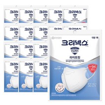 크리넥스 입체형 데일리 KF94 마스크 대형 (라이트핏) 1매입 x 20개