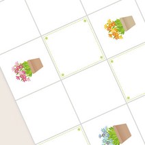 (오후3시 이전 주문건 당일출고) 현대 발포 타일시트지, 미니화분타일(20430), (폭)50cm X (길이)100cm