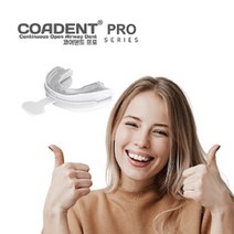코골이 수면무호흡증 민폐방지기구 코어덴트 여성 코골이심한분 양압기 대용 여행 필수품, 코어덴트프로, 선택안함