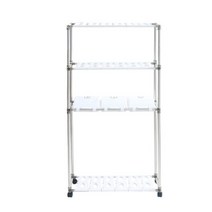 soooooo몰_화이트 스윙 분리수거함 3P 3단 가정용 재활용 용함 재함 봉지거치대 스텐 스텐함 뚜껑함 발코니수납선반 철재 용랙 수거함_더수sSHOP, 무옵션_상품_입니다_