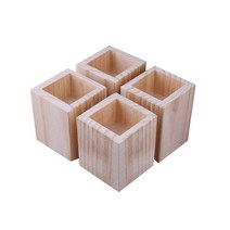 라오농 사각바 사각홈 원목 가구 다리 발통 받침 나무다리 가구발 침대 테이블 쇼파 높이 조절, 작다40 /20+5/개