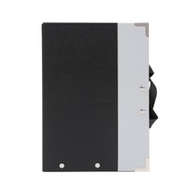 세우세 북스탠드 책받침대 휴대용 독서대 소설책용_교과서용, Black/Gray