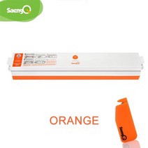 음식물 진공포장기계 포장기 음식압축기 진공포장기 밀봉기 씰링, 220V-EU, ORANGE