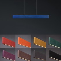 [우드led인테리어조명] 리니어 LED 펜던트 컬러원목 원목조명 COLOR 인테리어조명 식탁조명, 컬러우드(그레이), 주백색(4000K), 화이트(대) x 1m(기본길이)