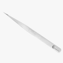 티나 일자형 실버 속눈썹핀셋 속눈썹연장 트위져