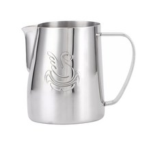 자전거 의상 400/600ML 우아한 스완 스테인레스 스틸 커피 피처 우유 거품 컵 크림 메이커 바리스타 공예